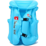 Chaleco Seguridad Inflable Flotador Niños Salvavidas Talla S