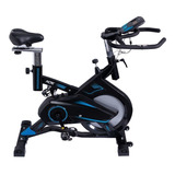 Bicicleta Para Spinning Pro Cor Preto E Azul - Acte Sports