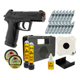 Pistola Pressão Gamo Blowback 4.5mm + Kit Munição Acessórios