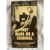 They Made Me A Criminal  Vhs Hifi  Busby Berkeley