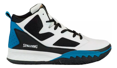 Zapatilla Básquet Spalding Poseidón Blanco/azul - Adulto 