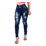 Pantalón De Mezclilla Dama Corte Colombiano Itzi Jeans 432