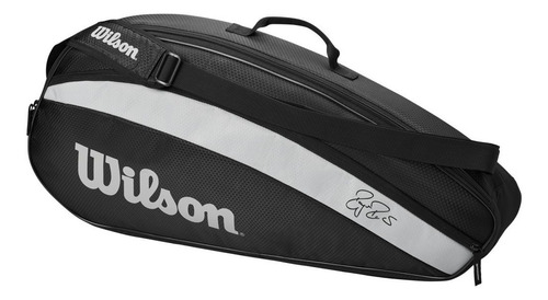 Wilson Roger Federer Team Pack De 6 Bolsa De Tenis - Negro