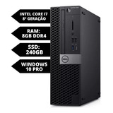 Desktop Dell Optiplex 5060 I7 8ª Ger 8gb Ddr4 Ssd240gb Win10