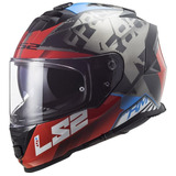 Casco Ls2 Integral Storm Sprinter Ngo/rjo/titanium Pinlock