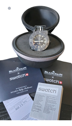 Blancpain Swatch Ocean Of Storm Bioceramic Scuba