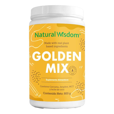 Golden Mix Leche Dorada | Acelera El Metabolismo Y Ayuda Digestión | Curcuma Coco Jengibre Canela Cardamomo Golden Milk | 800gr | MercadoLibre