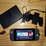 Nintendo Switch Desbloqueado + Cartão Sd De 200gb Com Jogos