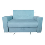 Sofa Cama 2 Plazas Bi Cama Sillon 160 Cm Tapizado Premium 