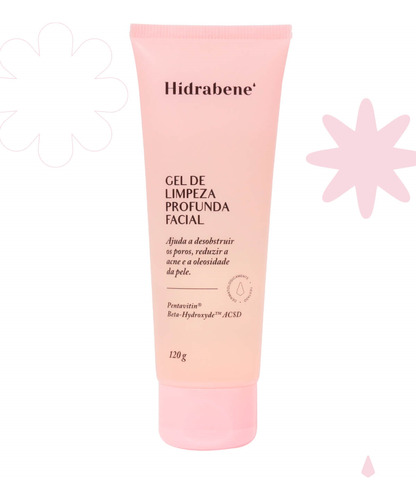 Hidrabene Gel De Limpeza Profunda Facial 120g