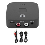 Receptor Rca Bluetooth Adaptador Inalámbrico Auxiliar Jack D