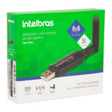 Adaptador Usb Wireless Alto Ganho 300mbps Intelbras Iwa3001