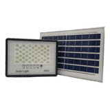 Reflector Led Con Panel Solar 100w Luz Blanca Construled 01