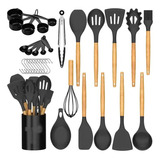 Set Utensilios De Cocina 22 Piezas Silicona Filoshark