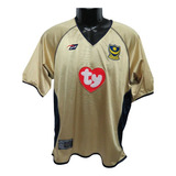 Camiseta De Fútbol Portsmouth Fc  Talla S Color Dorado