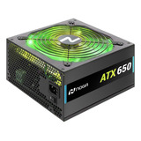 Fuente Gamer Rgb 650w Noga Atx-650 Fan 120mm Pc