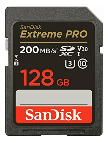 Sandisk Tarjeta De Memoria Extreme Pro Sdxc Uhs-i De 128 Gb,