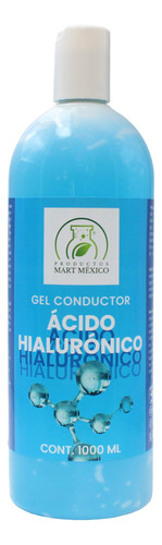 Gel Conductor Con Ácido Hialurónico Aparatología (1 Litro)