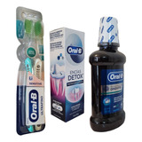 Gingivitis Enjuague, Cepillo Y Pasta Oral B Envió Gratis  