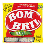 Lã De Aço Bombril Pacote 60g Com 8 Unidades