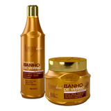 Kit Banho De Verniz Shampoo 500ml E Máscara 250g