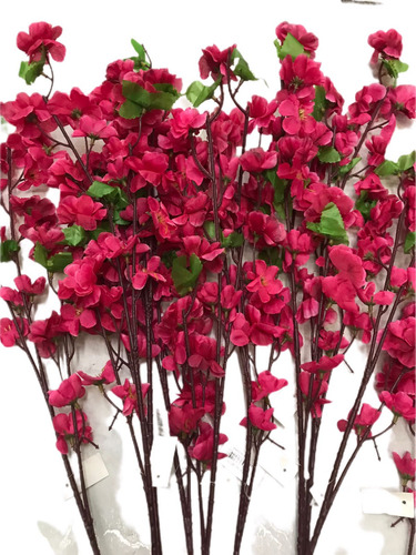 80 Flores De Cerejeira Artificial Pessegueiro Decoração 63cm