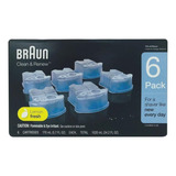 Refil De Limpeza Braun Clean & Renew Refill  6 Pack