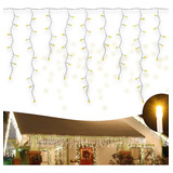 Cascata 400 Led Fixo 220v Bq 10m Decoração De Natal Cor Das Luzes Branco-quente