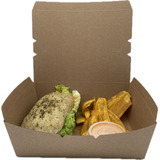 Cajita Delivery 3 Pikpel 100 Piezas Carton Desechable Biodeg