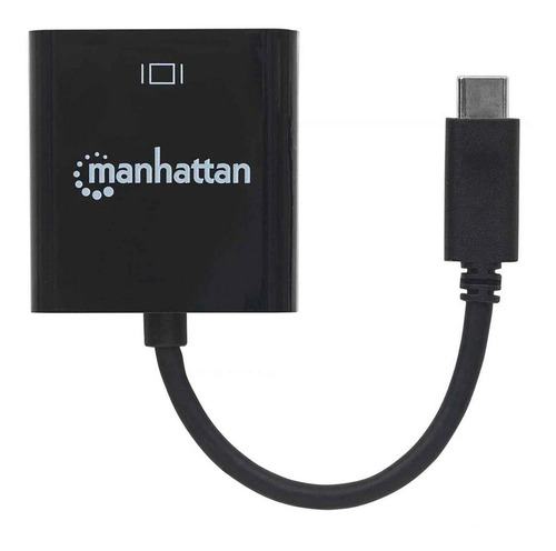 Convertidor Manhattan Video Usb Tipo C A Hdmi 151788 Negro