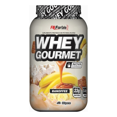 Suplemento Em Pó Whey Hidrolisado E Isolado Gourmet 907g Sabor Banoffee