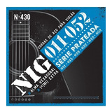 Cuerdas De Guitarra Folk Nig N-430 11-52 Silver
