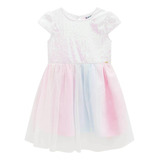 Vestido Infantil Festas Luxo Paetês Tule Juvenil Modinha Top