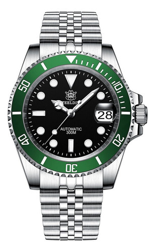 Steeldive Sub Diver 300 - Mv. Automático Seiko Nh35 - Green