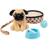 Amazing Pets Preston Pug Marrón ?? Accesorio 18 Muñ...