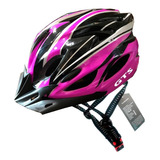 Capacete Com Sinalizador Led Ciclismo Bike Bicicleta Gts