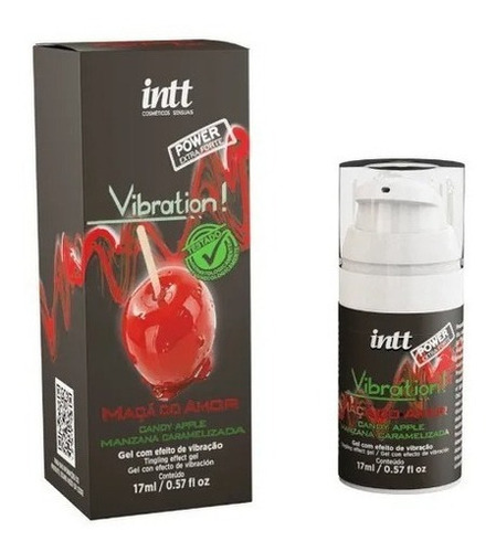 Lubrificante Íntimo Gel Vibration Maça Do Amor Intt 17ml