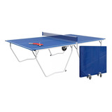 Mesa De Ping Pong Óptima Con Paleta Pelotas Ping Pong +funda