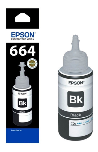 Tinta Epson Negro T664120-al 664 L110 L200 L210 L350