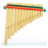 Flauta Pan Profissional Tenor Bambu Modelo Antara Madeira