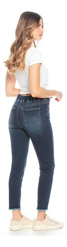 Jeans Wados Pitillo Basico Slim Tiro Medio Pretina Elastica