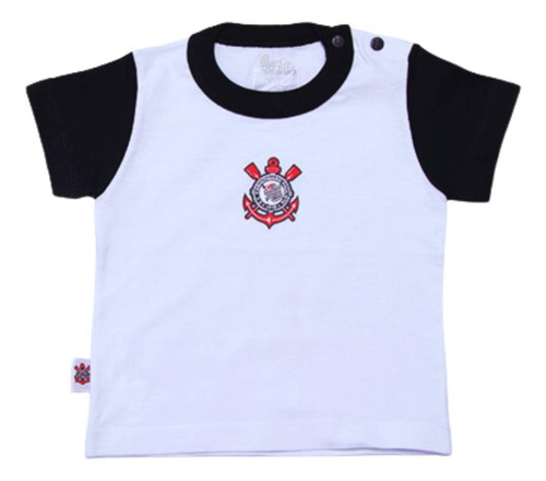 Camiseta Infantil Corinthians Bicolor Oficial