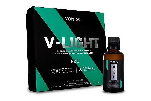 Vitrificador Para Faróis V-light 20ml Vonixx Ceramic Coating