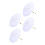 A 4 Peças De Decoração Japonesa, Papel A Óleo, Guarda-chuva