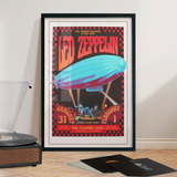 Cuadro 60x40 Rock - Led Zeppelin Light Show -  Poster