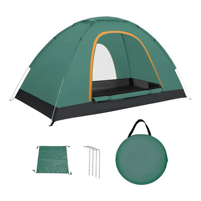 Tiendas Casa Campaña 3 Personas/gran Espacio /fácil Instalar Verde
