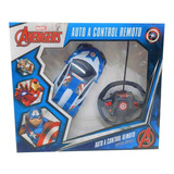 Auto A R/c Con Luz Del Capitan America ELG 52927 El Gato Color Multicolor