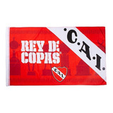 Bandera Futbol Independiente Roja Rey De Copas Lic Oficial