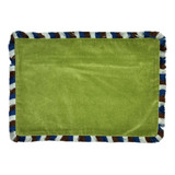 Funda De Flecos Velvet Para Cojín 30 X 45 Cm Verde