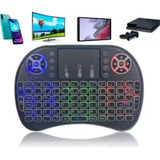 Mini Teclado Sem Fio Controle Para Tv Smart Keyboard Exbom 